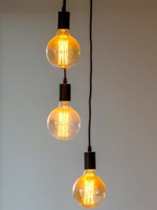 Conseil pour choisir ses lumières : exemple de couleur chaude