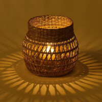 un photophore tressé